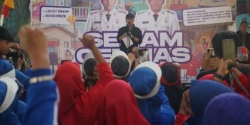 Senam Germas di Medan Amplas Meriah, Rico Waas Bergerak Bersama Masyarakat