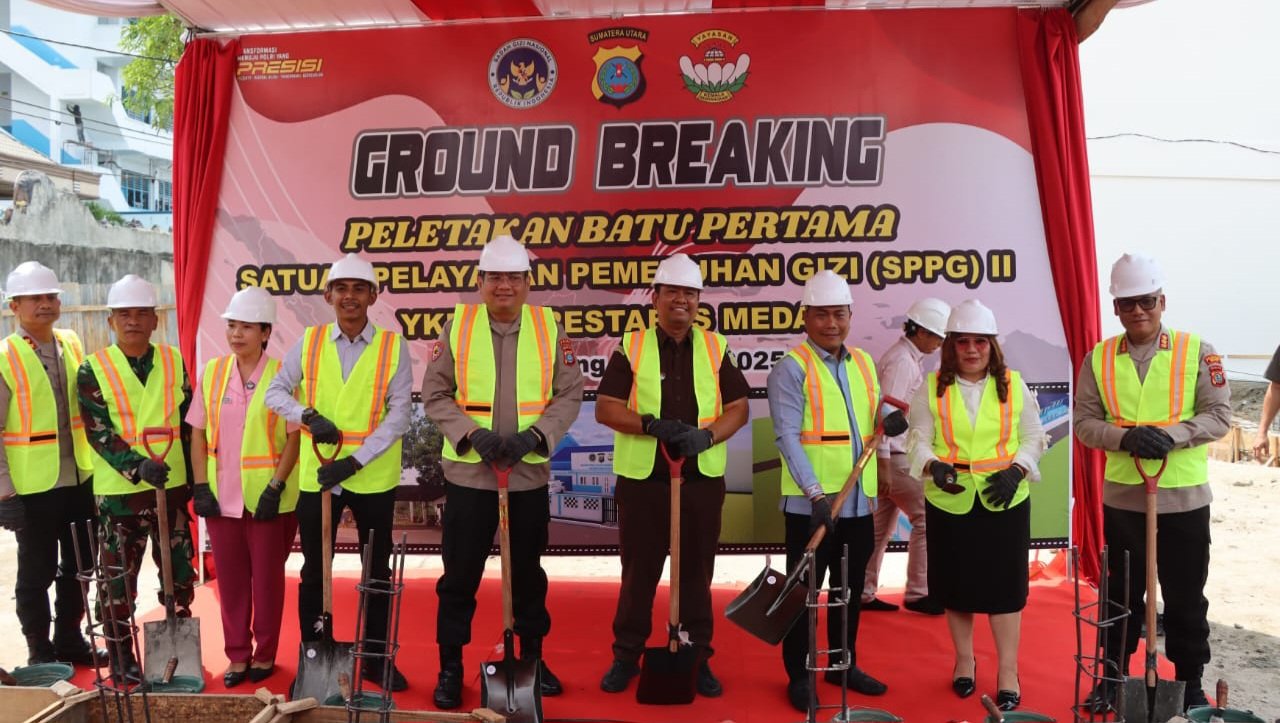 Polrestabes Medan Bangun Gedung SPPG yang Kedua