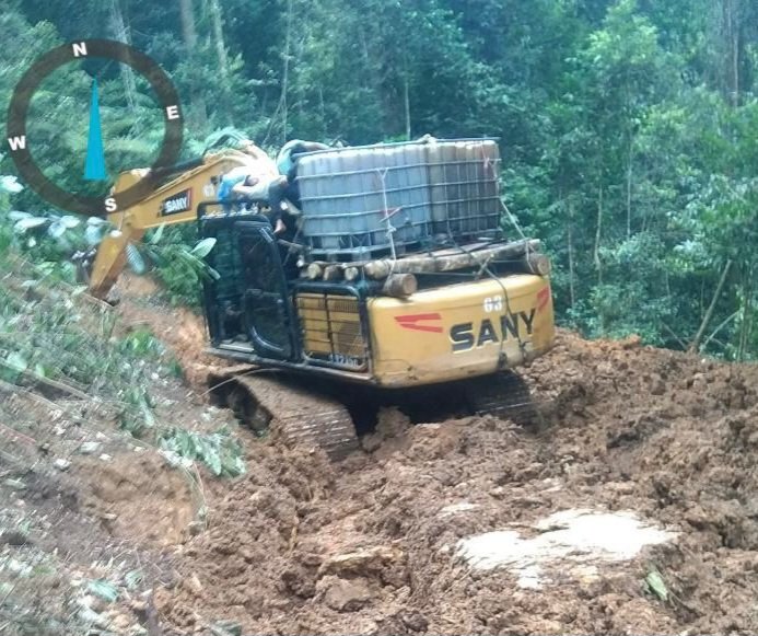 PETI di Area TNBG Aek Nabontar, Warga Duga Keterlibatan Oknum Polisi