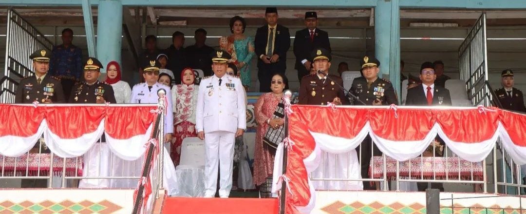 Upacara HUT RI Ke-80, Kapolres Tanah Karo Ajak Masyarakat Maknai Kemerdekaan dengan Persatuan