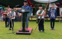 Ketua DPD Ampi Langkat Irup HUT RI Ke-80 di Dusun Terpencil
