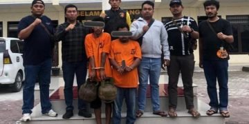 Sat Reskrim Polres Tanah Karo Tangkap 2 Pencuri