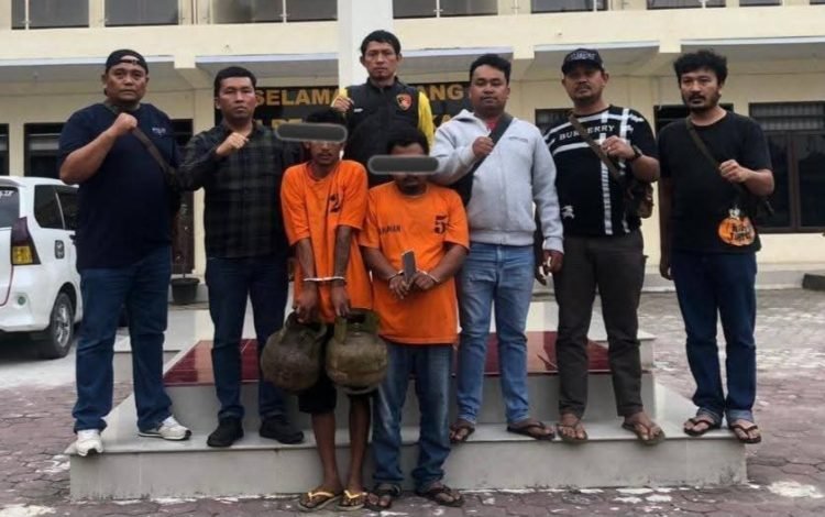 Sat Reskrim Polres Tanah Karo Tangkap 2 Pencuri