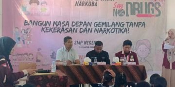 Polsek Juhar Dukung Mahasiswa UINSU Sosialisasi Pencegahan Kenakalan Remaja