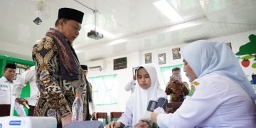 Kakanwil Kemenagsu Tinjau Kesehatan Gratis di MAN 2 Labura