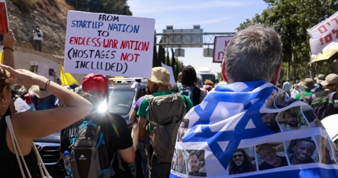 Unjuk Rasa Nasional Warga Israel Minta Akhiri Perang Gaza, Bebaskan Sandera