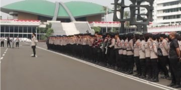 452 Personel Gabungan Amankan Aksi di DPR Hari Ini