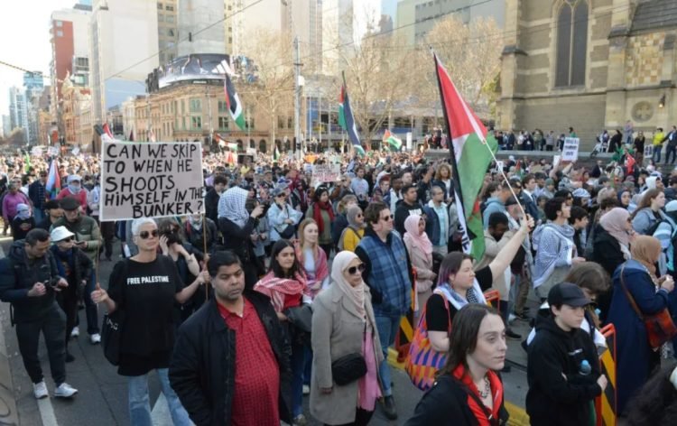 Puluhan Ribu Warga Australia Turun ke Jalan Dukung Palestina, Desak Sanksi Israel