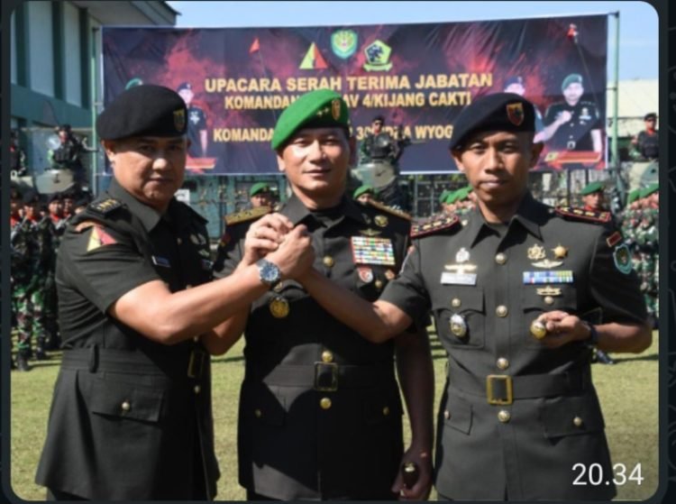 Letkol Kav Prima Wahyudi PSC (j) Jabat Komandan Yonkav 4/KC Kota Bandung