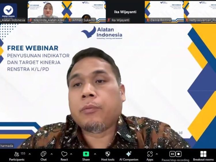 Alatan Indonesia Gelar Webinar Nasional, Kupas Tuntas Penyusunan Indikator dan Target Kinerja RENSTRA