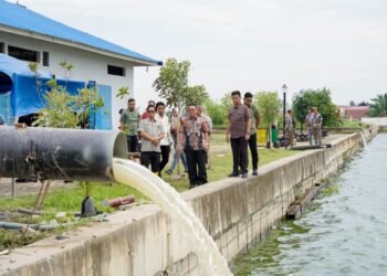Zakiyuddin Pastikan Pompa Baru Beroperasi Atasi Genangan di Kolam Retensi Martubung