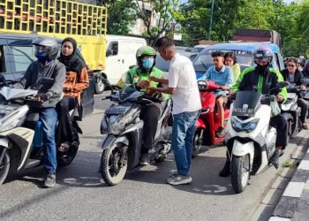 Pemko Medan Bagikan Puluhan Ribu Sarapan kepada Pengemudi Ojol