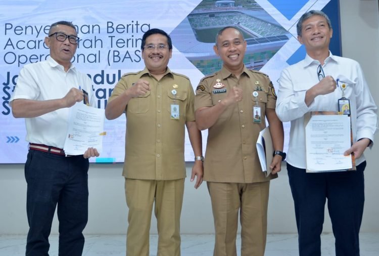 Pemprov Sumut Terima Penyerahan Operasional Jalan Pendukung Stadion Utama dari BBPJN