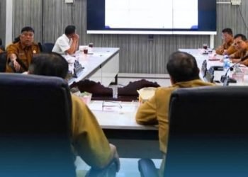 Forkopimda Kabupaten Karo Mengikuti Rapat Perkembangan Situasi Terkini