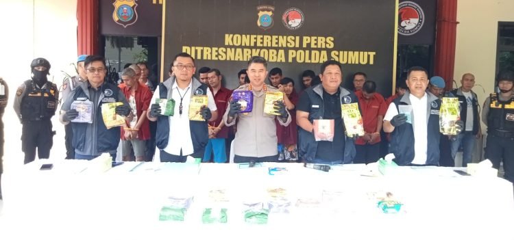 Polda Sumut Ringkus 149 Pelaku Narkoba