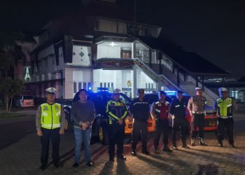 Patroli Gabungan Polres Tanah Karo, Cegah Gangguan Kamtibmas di Kabanjahe dan Sekitarnya