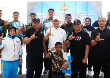 Semarakkan Haornas ke-42, Pemkab Langkat Selenggarakan Jalan Santai dan Apresiasi Atlet Berprestasi