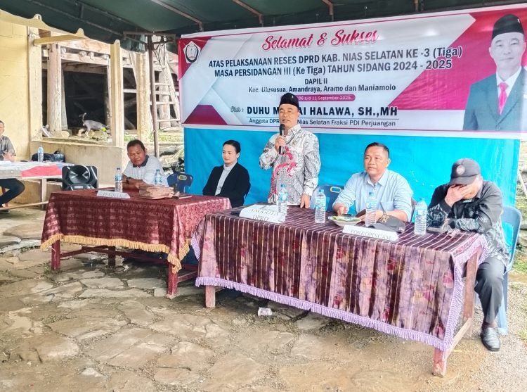 Duhu Manjai Halawa Tanggapi Aspirasi Masyarakat Ulususua
