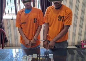 Dua Warga Tigabinanga Ditangkap Satres Narkoba Polres Tanah Karo, Diduga Edarkan Sabu