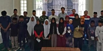 Jelang Tajak Sumur PPJ,A2 Pulau Panjang, Pertamina Field EP Pangkalan Susu Santuni Anak Yatim dan Doa Bersama