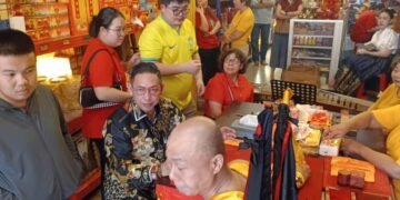 Ketua DPRD Medan Hadiri Perayaan Ulang Tahun Cosu Kong di Vihara Perdana Cendana