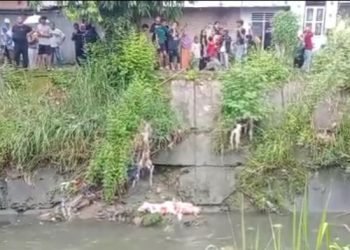 Warga Temukan Mayat Pria Berbadan Tegap di Parit Jalan Karya