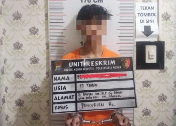 Niat Maling Motor di Halaman Masjid, Warga Jalan Binjai Bonyok Dihajar Massa