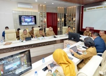 Rakor Bersama Mendagri, Wagub Sumut Instruksikan Jajaran Tingkatkan Koordinasi dan Kolaborasi 
