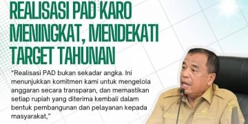 Realisasi PAD Karo Meningkat, Mendekati Target Tahunan