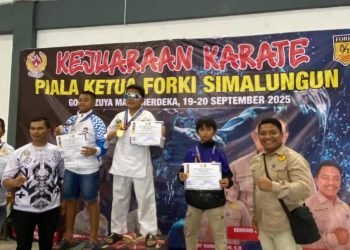 Atlit Karate Pakpak Bharat Berhasil Bawa Emas di Kejuaraan Piala Ketua Forki Simalungun