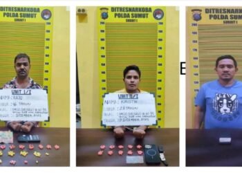 Polda Sumut Tangkap Oknum Brimob dan Dua Sindikat Pengedar Narkoba