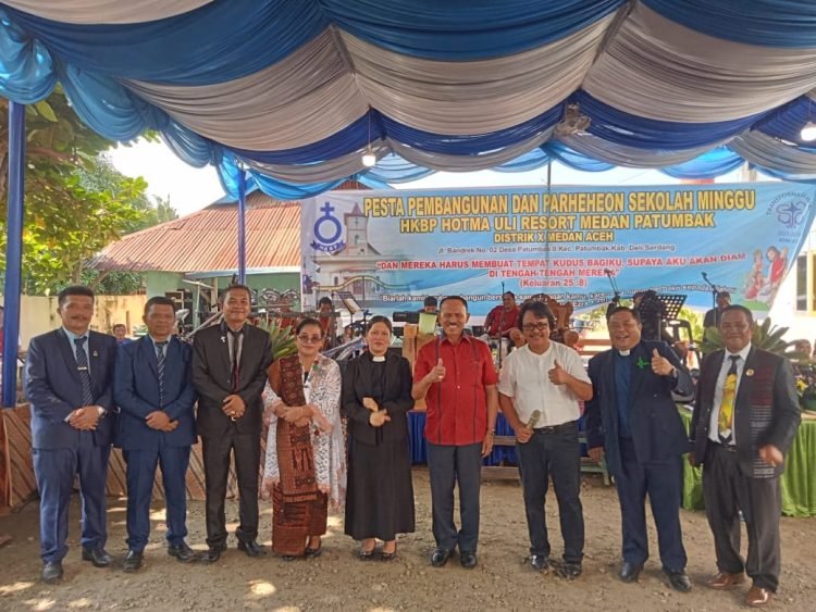 Maruli Siahaan Ajak Jemaat HKBP Hotma Uli Patumbak Dukung Generasi Penerus Gereja