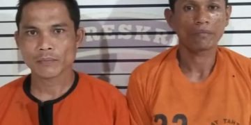 Dua Maling Tiang Besi Internet Ditangkap