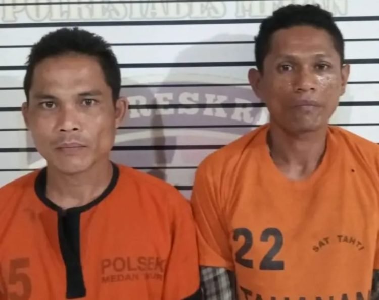 Dua Maling Tiang Besi Internet Ditangkap