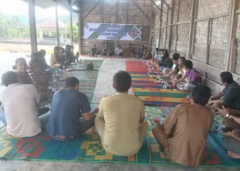 Polsek Mardingding dan Forkopimca Laubaleng Sosialisasi Bahaya Narkoba dan Sadar Hukum