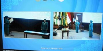 Kahiyang Ayu Hadiri Secara Daring Pelantikan Ketua TP PKK Provinsi Papua