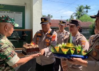 Polsek Kutalimbaru Beri Kejutan di HUT TNI ke-80, Wujudkan Sinergi dan Kebersamaan
