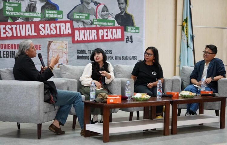 Ngobrol Buku Akhiri Festival Sastra Akhir Pekan dengan Diskusi Novel “Mari Pergi Lebih Jauh”