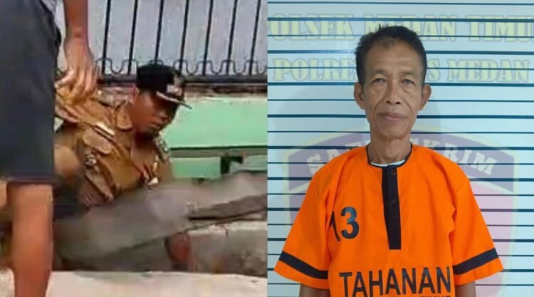 Lurah Didorong ke Parit saat Bongkar Polisi Tidur, Pelaku Diamankan Polsek Medan Timur