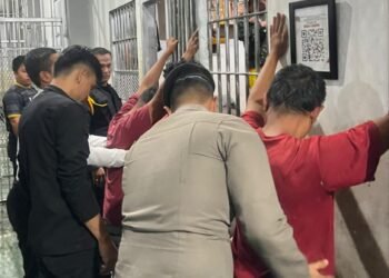 Rutan Kabanjahe dan Polres Tanah Karo Gelar Razia Insidentil di Blok Hunian