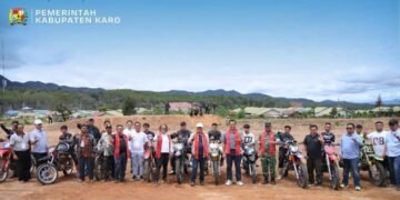 Buka Ajenta Motocross Siosar, Bupati Karo: Dorong Minat dan Prestasi