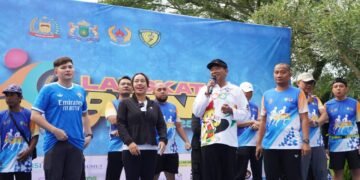 Zita Anjani & Syah Afandin Lepas 3.350 Peserta Langkat Run Fest 2025