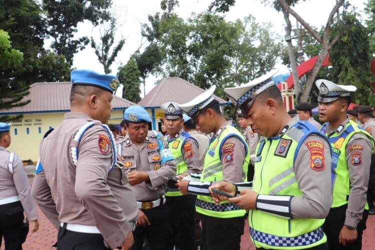 Mendadak Polres Langkat Melakukan Gaktibplin Kepada Seluruh Personil Polres Langkat
