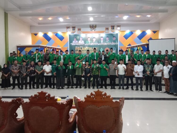 Polres Palas Hadiri Pelantikan Pimpinan Cabang GP Ansor Kabupaten Palas Masa Khidmat 2025-2029