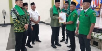 Wakil Bupati Palas Hadiri Pelantikan PC GP Ansor Kabupaten Palas Masa Khidmat 2025-2029.