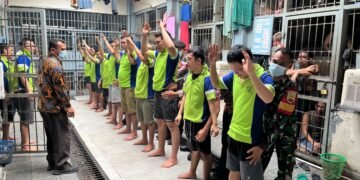 Polres Palas Gelar Razia Gabungan Rutan Kelas IIB Sibuhuan