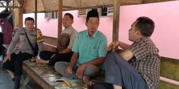 Bhabinkamtibmas Polsek Barumun Patroli dan Tatap Muka Bersama Warga Sampaikan Pesan Kamtibmas