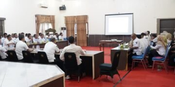 Bupati Palas Pimpin Rapat Percepatan SPI KPK di Kabupaten Palas