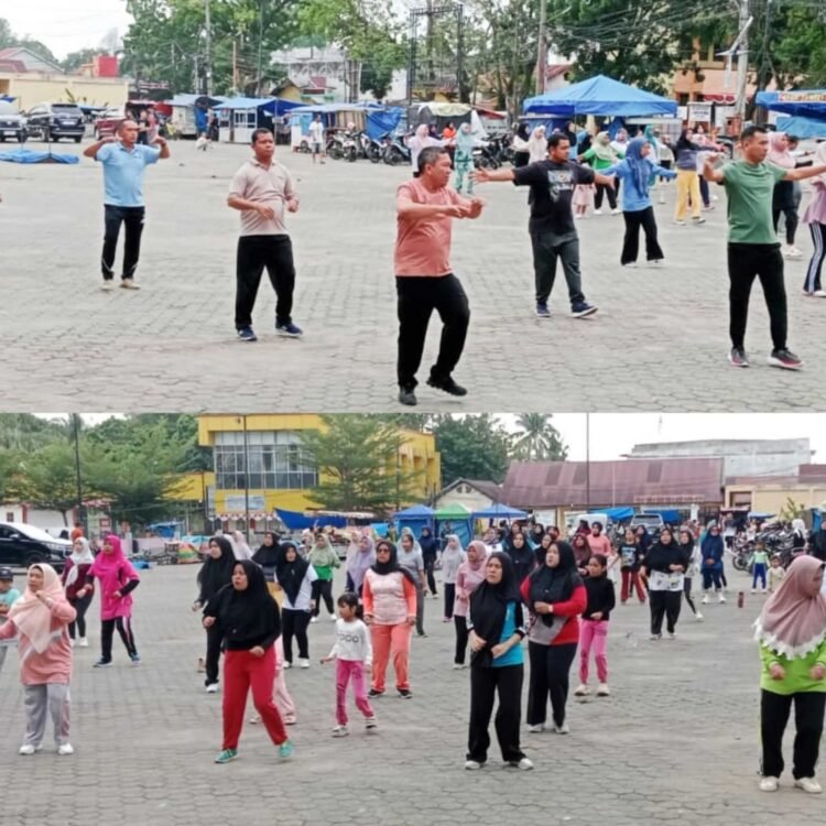 Program Rutin Pemkab Palas, Senam Bersama Masyarakat dan Pemerintah Setiap Hari Minggu