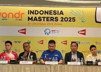 232 Atlet Bulutangkis dari 15 Negara Bertarung di Wondr By BNI Indonesia Masters 2025